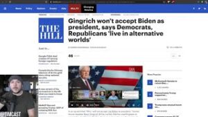 Gingrich WILL NOT Recognize Biden As President, Establishment Politics Is COLLAPSING And War Is Next