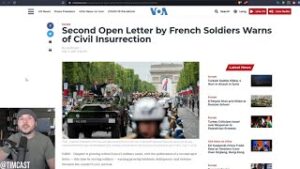 SECOND Letter Warning France Of Civil War Emerges, 58% Of French people Agree Civil War Is Coming