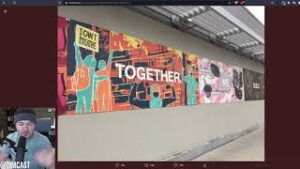 Target Looted In BLM Riot Puts Up Mural Of People Seeming To Cheer On Burning Buildings And Rioting