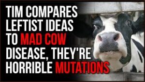 Tim Compares Leftist Thought To Mad Cow Disease, A Mutation Of Normal Ideas Into Pathological Forms