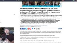 Pro Palestinians ATTACK Jewish People In NYC, Lob Explosives At Crowd Injuring Woman