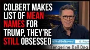 Colbert REFUSES To Let Go Of Trump, NO ONE Is Funny Anymore And Trump Lives Rent-Free In Their Heads