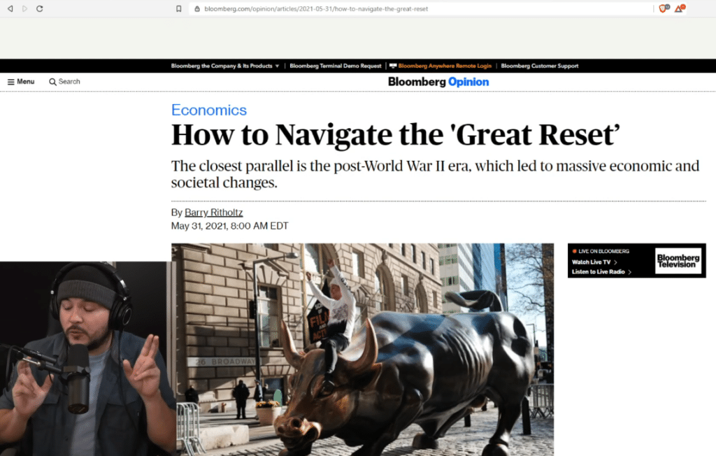 Media Just Causally ADMITS The Great Reset Is Real, its Happening, And Says Get USED TO IT