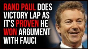Rand Paul Is Proven RIGHT In Combative Exchanges With Fauci, He's FUNDRAISING Off It