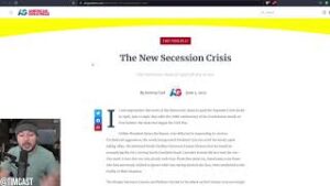 Conservative Argues Democrats Have ALREADY Seceded From The Union, Polarization At Critical Mass