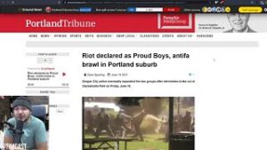 Portland ROASTED Over Desperate Tourism Ad As Proud Boys And Antifa Beat Each Other In The Streets
