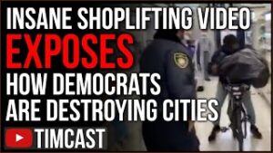 INSANE Video Shows Man Loading Garbage Bag Of Stolen Goods, Democrat Policies Have DESTROYED Cities