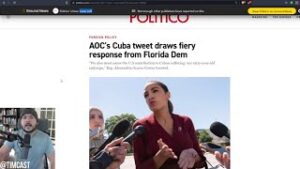 AOC Joins BLM In DEFENDING Cuban Communist Regime, Democrat Infighting Erupts Over Supporting Cuba