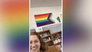 UPDATE: Teacher Removes US Flag, Encourages Students to Pledge Allegiance to Rainbow Banner