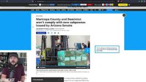 AZ Senator Demands ARREST Of Dominion And County Officials For REFUSING To Comply With Subpoena