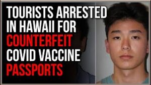 Hawaii Visitors Arrested For Using Counterfeit Vaccine Passports, There Is A Black Market