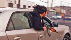 LIBERAL UTOPIA: San Fran Woman Seen Holding AK-47 from Passenger Window of Speeding Car