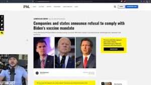 Conservative Outlets, 21 GOP States REFUSE Biden's Illegal Vaccine Mandate, Leftists DEFEND Fascism