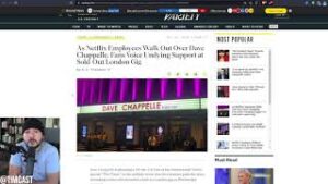 Deranged Leftist Netflix Employees ATTACK Dave Chappelle Fan, Dave Responds Says He Will Fight Back