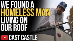 We Found A HOMELESS MAN Living On Our Roof!