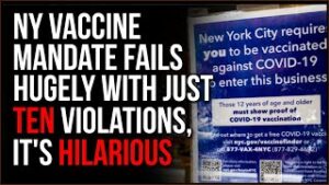 NY Vax Mandate For Restaurant FAILS Epically And It's HILARIOUS