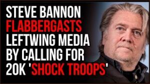 Steve Bannon Calls For 20k 'Shock Troops', Says 'This Is OUR Country', Mainstream Media Freaks Out
