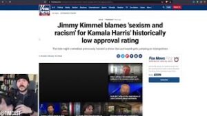 VP Harris Hits HISTORICAL Disapproval, Jimmy Kimmel Blames Racism And Sexism In DESPERATE Deflection