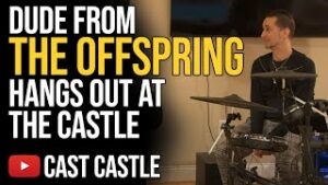 Dude From The Offspring hangs out at the Castle
