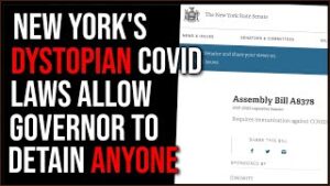 New York Covid Detention Bill Is REAL, Governor Could Detain ANYONE