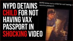 Shocking Video Shows NYPD Detaining CHILD Demanding Vaccine Papers