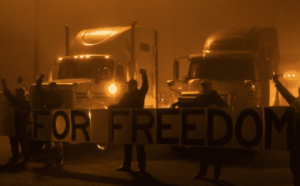 Hundreds of Canadian Truckers Take Part in ‘Freedom Rally’ Convoy To Protest Vaccine Mandate
