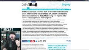 Airlines Cancel Flights Over 5G Rollout, Green New Deal Or Great Reset, Airlines Are COLLAPSING