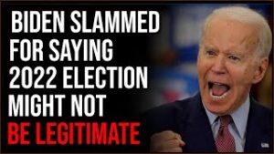 Biden SLAMMED For Saying Midterms Might Be ILLEGITIMATE Elections