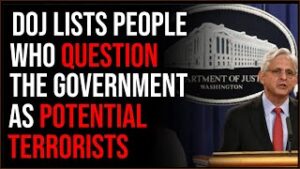 DOJ Says People Who Are Anti-Government Are Dangerous Extremists