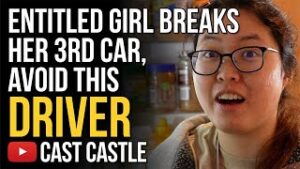 Entitled Girl Breaks Her 3rd Car, Avoid This Driver!