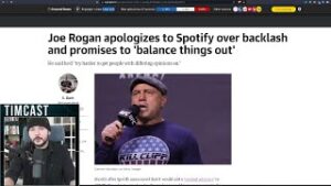 Spotify CAVES To Demands Issuing COVID Warning, Joe Rogan DEFENDS His Show, Responds Gentlemanly