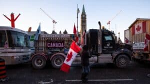 Trudeau Flees Capital as Thousands Protest Vaccine Mandates Amidst Trucker Convoy