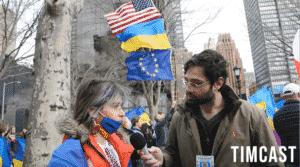 WATCH: Ukraine Supporters Hold 'Stop Putin Rally' Outside UN