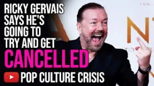 Ricky Gervais Says He's Going To Try And Get Cancelled With New Stand-Up Show