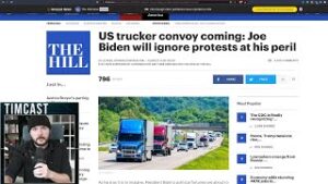 Facebook Just DELETED AND BANNED US Trucker Freedom Convoy To DC, Elites Are Panicking HONK HONK