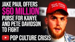 Jake Paul Offers $60 million Purse For Kanye And Pete Davidson To Fight