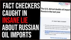 Fact Checkers Caught In INSANE Lie About Oil Under Biden