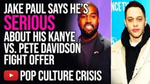 Jake Paul Says He’s Serious About His Kanye Vs. Pete Davidson Fight Offer