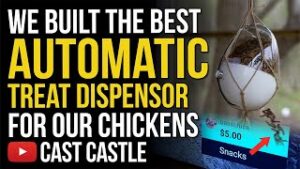We Built The Best Automatic Treat Dispenser For Our Chickens