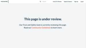 Patreon Bans Users for Content on Other Platforms Without Warning