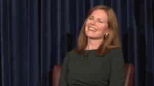 Justice Amy Coney Barrett Responds to Pro-Abortion Protester, Says She is Used to Outbursts Because She Has Seven Children