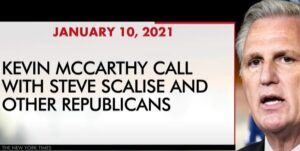 Additional Audio Leaks of Kevin McCarthy Wishing for Fellow House Republicans to Be Banned on Social Media