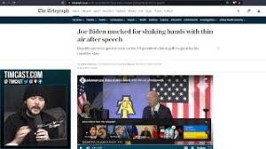 Joe Biden MOCKED After He Tries To Shake Hands With Imaginary Person, Biden Seemed To HALLUCINATE