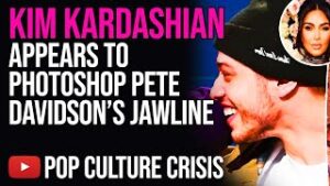 Kim Kardashian Appears To Photoshop Pete Davidson’s Nose And Jawline
