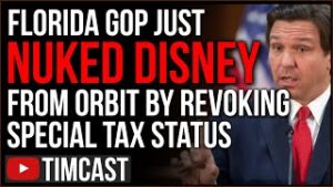 GOP NUKES Disney From Orbit Revoking Special Tax Status, Disney Gets Woke Goes Broke As Stock TANKS