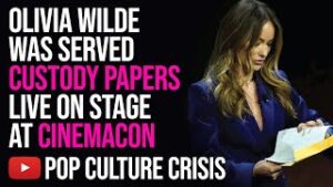Olivia Wilde Is Served Custody Papers Live On Stage At CinemaCon