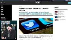Elon Musk Was Just Appointed A DIRECTOR At Twitter, Woke Leftists Panic Over Losing Censorship Power