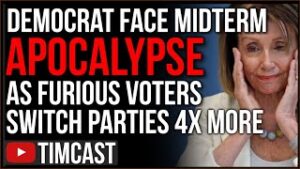 Democrats Face APOCALYPTIC Midterm As Voters QUIT At 4 Times Republicans, A MASSIVE Red Wave May Hit