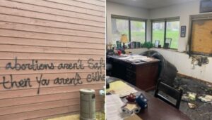 Wisconsin Nonprofit Organization That Opposes Abortion Responds to Molotov Attack on Their Office