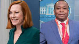 Psaki Interrupted By Correspondent's Outburst During Last Briefing